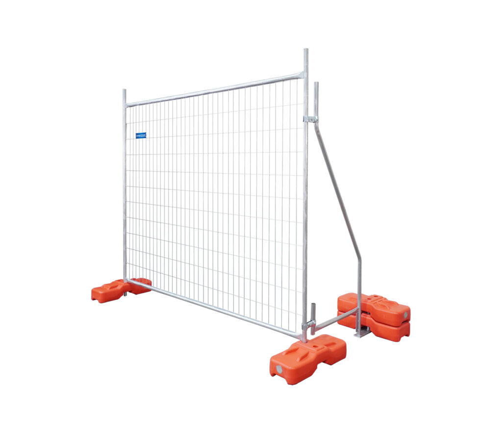 2000 series fencing light weight with orange plastic feet