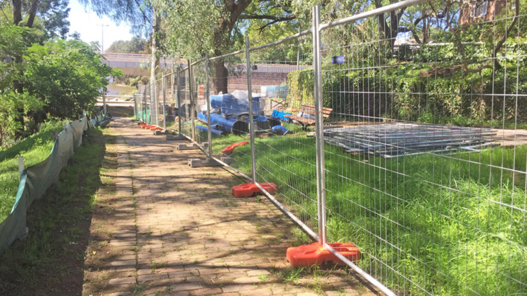 Temporary fencing in Windsor from Fortress Fencing