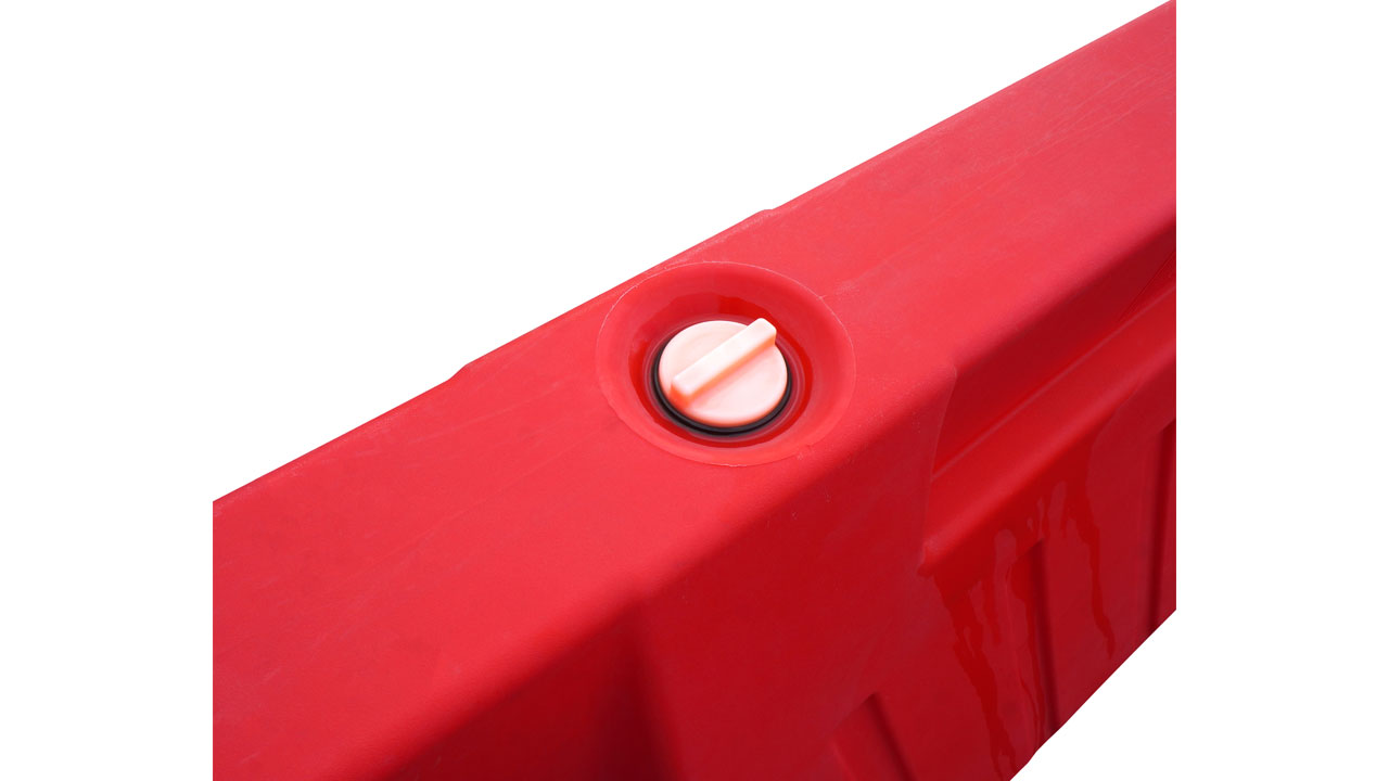 fortress water filler barrier red top